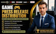 write game press release distribution indie game promotion seo backlinks expert