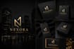 create a modern luxury logo design and brand identity