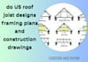 do US roof joist designs framing plans structural construction drawings permit