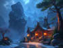 create fantasy environment concept art