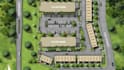 draw a custom event map layout or architectural site plan