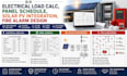 do electrical load calc, panel schedule, solar pv integration fire alarm design