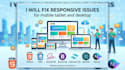 fix responsive issues for mobile tablet and desktop