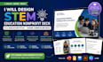design stem education nonprofit deck k12 education pitch coding curriculum deck