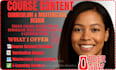 create online course content curriculum and masterclass design for elearning