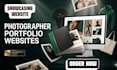 design squarespace portfolio website for photographers, showcase website design