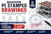 create permit ready architectural and structural drawings with licensed engineer