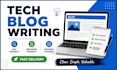 write SEO tech blog articles and beginner friendly content