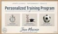 create a personalized training program based on your goals