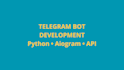 create a telegram bot in python