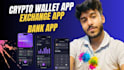 crypto wallet app, fintech app, wallet app, bank app, crypto wallet app