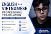 translate english to vietnamese manually