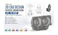 do 3d cad design, reverse engineering, stl to step and technical drawings