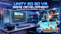 develop unity 2d 3d VR game with gameplay programming