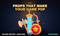 create stylized cartoon 3d props game ready for unity and unreal