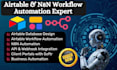 setup airtable database n8n automation airtable automation airtable softr expert