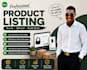 do professional shopify product listing