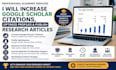 increase google scholar citation,backdate citation and publish research articles