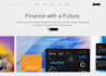 develop a modern saas landing page