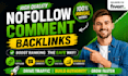 build 60 high quality manual nofollow backlinks