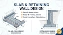 do slab on grade engineering and retaining wall structural design