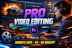 professionally edit your video in adobe premiere pro