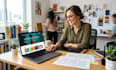 create a professional portfolio website