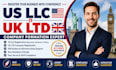 register your US llc or UK ltd company professionally