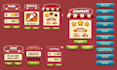 do pixel game art icons, UI, hud, gui, tile set, props, menu health bar screen