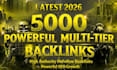5000 forum profile and social networks SEO backlinks
