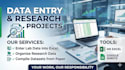 professional data entry and research data management
