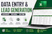 do data entry and excel data cleanup