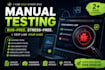 thoroughly test and QA your website or app for bugs and usability testing