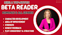 be your romance beta reader, thriller beta reader, horror beta reader, romance
