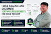 analyze and document software requirements for your project