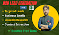 provide b2b linkedin leads for business and sales growth