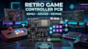 design retro game controller pcb electronic game board gaming keypad design