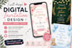 beautiful digital invitation for any event