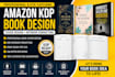 create amazon KDP books with top ranking designs and interior formatting