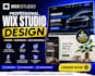 create a modern and responsive wix studio or wix website