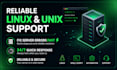 provide linux  server issues i provide fast and reliable solution