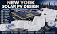 draw new york solar panel layout electrical structural plans and load analysis