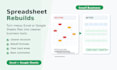 rebuild broken spreadsheets into clean business tools