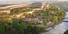 design urban planning masterplan site plan layout 3d largescale landscape render