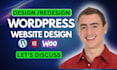 build design develop custom responsive wordpress website as full stack developer