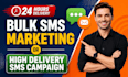 send bulk sms marketing, text message, sms blast and sms