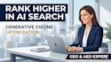 do generative engine optimization GEO aeo to rank  in ai search results