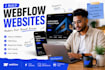 develop modern webflow website, figma to webflow expert, webflow cms, outseta