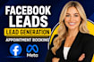 setup facebook ads for lead generation and appointment booking