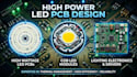 design high power led pcb, cob led modules and lighting electronics